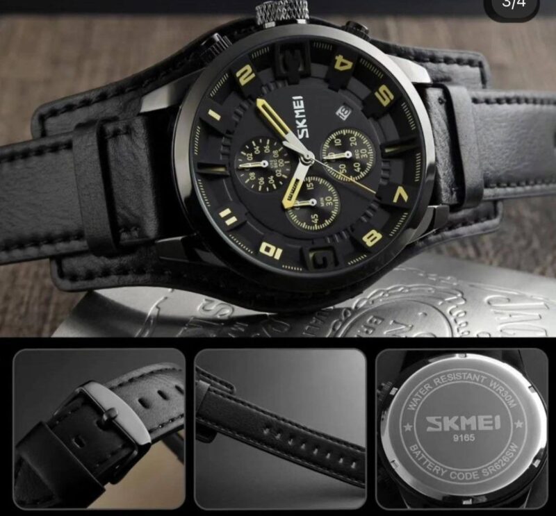 SKMEI CHRONOGRAPH GENTS WATCH #9165 - Image 4