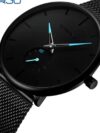 ⌚CRRJU GENTS MINIMALIST DESIGN #2150 (Mesh strap)  